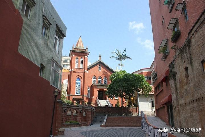 中国 台湾 新北 淡水老街