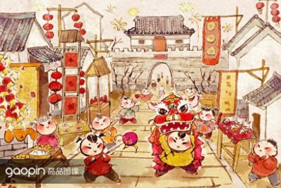 ​一组过年画作，带你找寻“年味”