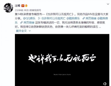 ​汪峰新专辑正式发布，12首新歌上线，却又一次登头条失败