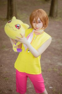 ​《数码宝贝》八神嘉儿Cos：童年与成长，童年的回忆让人着迷！