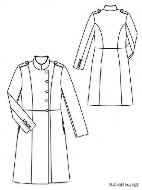 10款时尚美女服装设计手绘图