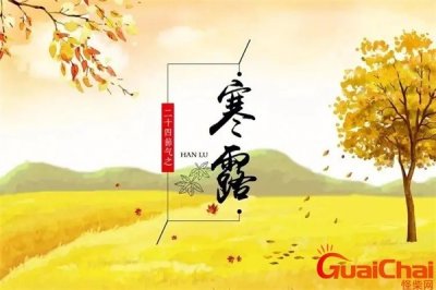 ​寒露的含义是什么意思？寒露属于第几个节气