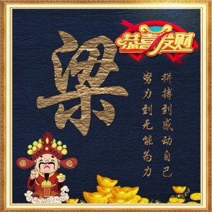 ​招财喜庆高端壁纸，15张头像让你财运挡不住，赶快找找你的姓氏