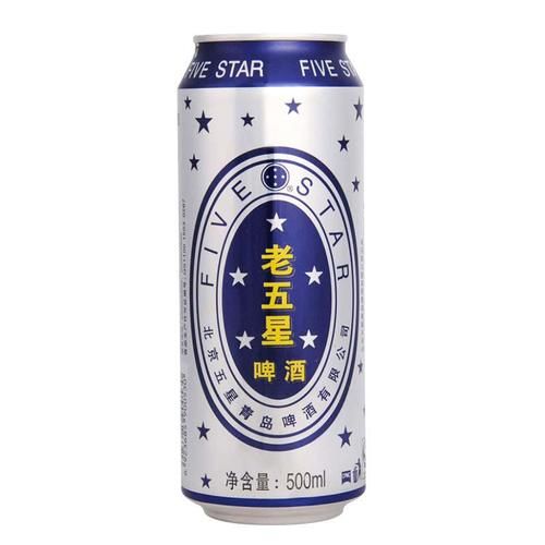 五星啤酒清爽500ml