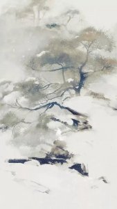 ​30张水墨画中国风壁纸：水墨丹青，古色古香