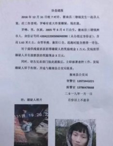 ​湖南衡南13岁少年锤杀父