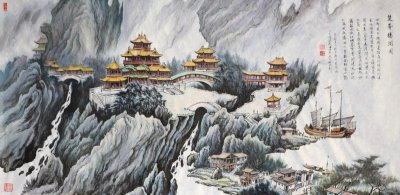 ​一代界画大师张孝友，作品被誉为惊世之作，数十年罕见