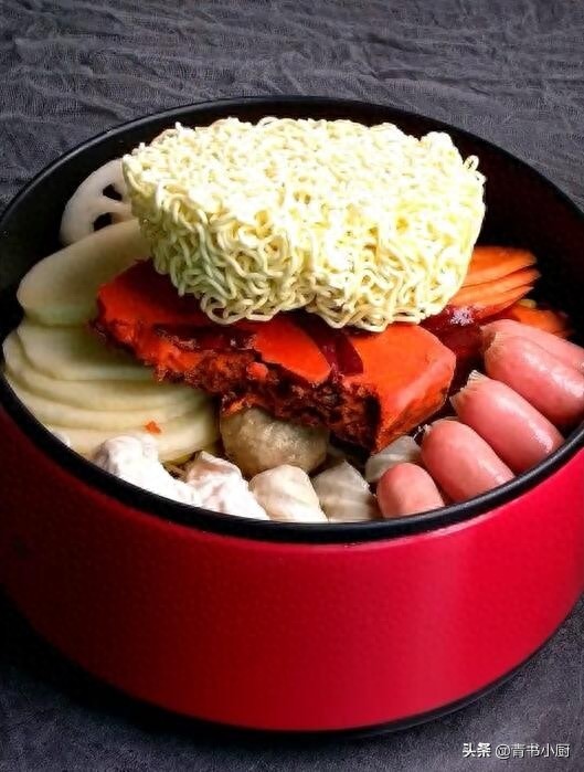 懒人部队火锅，不用水不用油，你一定可以学会的超简单美味美食