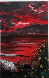 ​浪漫有意境的彩铅风景