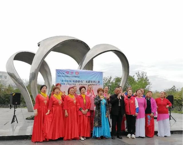 社区开展文明实践在行动（文明华新有你参与）(1)