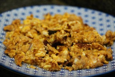 ​鸡蛋蒸虾酱最简单的吃