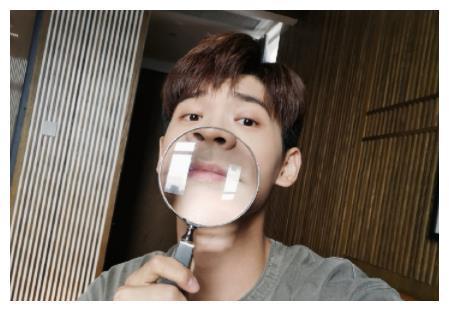 邢昭林未免太自信了,放大镜贴脸上自拍,这皮肤状态确定22岁?