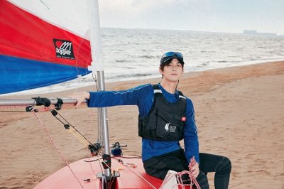 ​小伙儿贼帅！吴磊阳光健康形象受肯定 任帆船运动推广大使