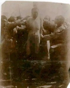 ​晚清老照片，一名死刑