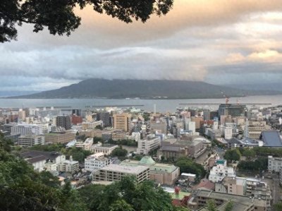 ​日本鹿儿岛一火山喷发