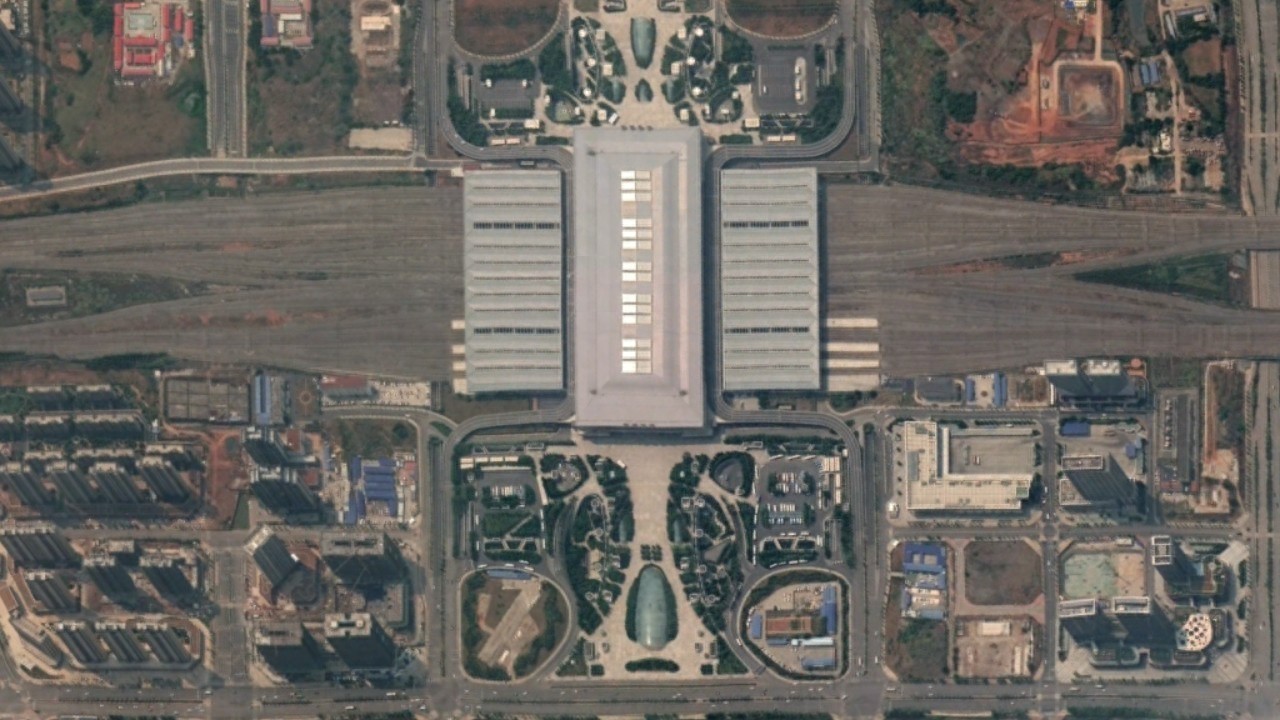 航拍高铁G1348次（长沙南-上海虹桥）各车站，途经南昌、杭州