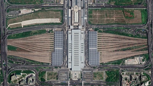 航拍高铁G1348次（长沙南-上海虹桥）各车站，途经南昌、杭州