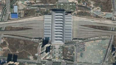 ​航拍动车D2506次（西安北-太原南）各车站，途经临汾、平遥古城