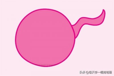 ​每天学一幅简笔画--小蝌