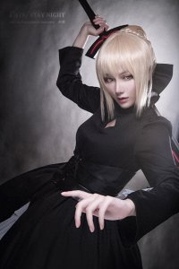 ​没有呆毛也很美 黑Sab