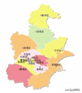 ​天津市17个县级以上政区