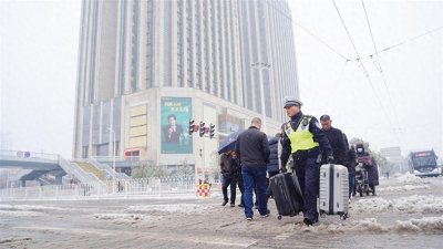 ​武昌公安战冰雪护安全